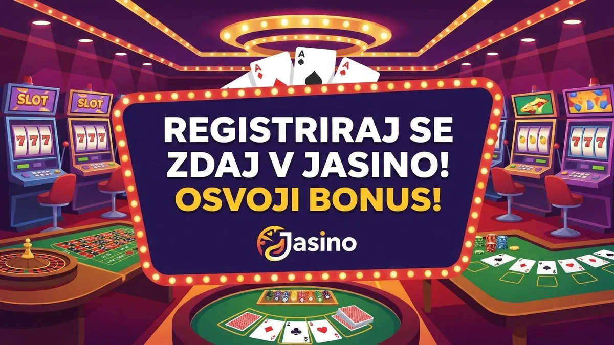 Registracija z bonusom Jasino